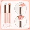 2pcs Silicone Lip and Concealer Makeup Brushes, Lip Mask Applicator Silicone Lip Brush with Cap Multifunctional Make Up Beauty Brush for Lipsticks, Lip Gloss, Lip Balm, Concealer and Nail view 3