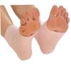 FRCOLOR 2pcs Spa Vented Gel Heel Socks for Cracked Moisturizing Open Toe Foot Care Sleeves Enriched Vitamins for Soft Healthy Feet Pink view 3