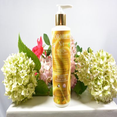 Formula No.1 Nourishing,Hydrating, Anti Frizz, Biotin, Peptides, Stem Cells & Botanicals Hair Perfecting Mask, Off White