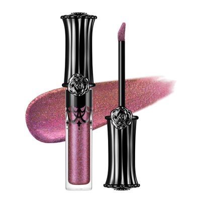 ANNA SUI Liquid Eye Color, 400 Glamorous Red, Irresistible Luster, Glitter, Long-Lasting Freshness, Smooth Application, Highly Luminous Pearls, 0.11 oz