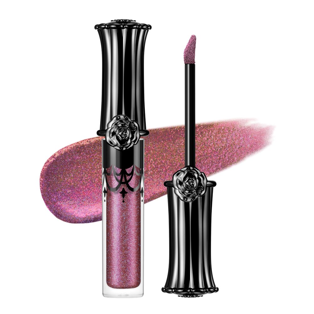 ANNA SUI Liquid Eye Color, 400 Glamorous Red, Irresistible Luster, Glitter, Long-Lasting Freshness, Smooth Application, Highly Luminous Pearls, 0.11 oz