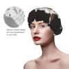 Reusable Shower Cap for Women Waterproof Bath Caps Double Layer Bath Hair Caps Sheep Shower Hat for Ladies Spa Salon, Large Size for All Hair Lengths view 4