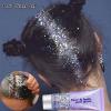 Go Ho White Pink and Silver Face Body Glitter Gel Set,Mermaid Face Paint,Holographic Long Lasting Chunky Sequins Glitter Makeup for Singer Concerts,Halloween Festival Rave Accessories view 4