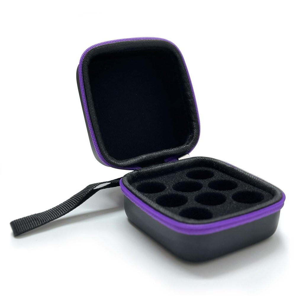 AFMNQZ Essential Oils Case Glass Bottle Hard Carrying Case Storage Bag for 5ml Roller Bottles Spray Bottle Oil Vial Bottles