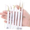 LLLSSS Tweezers For Eyelash Extension Eyebrow Stainless Steel Set Beauty Precision Tweezers Makeup Tools view 2
