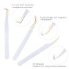 LLLSSS Tweezers For Eyelash Extension Eyebrow Stainless Steel Set Beauty Precision Tweezers Makeup Tools view 4