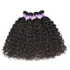 12A Water Wave 4 Bundles Water Curly 4 Bundles Human Hair 22 24 26 28 Inch 100% Unprocessed Brazilian Virgin Human Hair Bundles Natural Black view 2