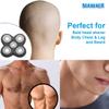 3PCS Universal 5 Blades Compatible with Freedom Gold Shaver, Head Shaver Replacement Heads view 4
