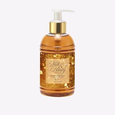 NinthAvenue Basics MILK & HONEY GOLD Grand Celebration Hand & Body Wash 300 ml, 1 Fl Oz (Pack of 1)
