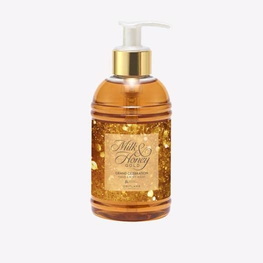 NinthAvenue Basics MILK & HONEY GOLD Grand Celebration Hand & Body Wash 300 ml, 1 Fl Oz (Pack of 1)