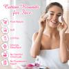 Maxcheck 1200 Count Cotton Rounds Bulk Makeup Remover Pads for Face Cotton Facial Pads Makeup Remover Lint-Free view 4