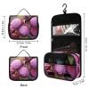 Dwrepo Hanging Toiletry Bag for Women Men Portable Waterproof Makeup Bag Organizer Blooming Plum Travel Toiletry Bag view 2