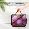 Dwrepo Hanging Toiletry Bag for Women Men Portable Waterproof Makeup Bag Organizer Blooming Plum Travel Toiletry Bag view 3