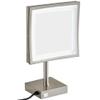 8 Inches Led Light Tabletop Make up Professional Magnifying Cosmetic Adjustable Countertop Vanity with Plug 3 Level Lights 3X view 1
