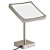 8 Inches Led Light Tabletop Make up Professional Magnifying Cosmetic Adjustable Countertop Vanity with Plug 3 Level Lights 3X view 3