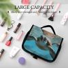 Dwrepo Hanging Toiletry Bag for Women Men Portable Waterproof Makeup Bag Organizer Sea Turtle Travel Toiletry Bag view 4