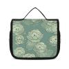 Dwrepo Hanging Toiletry Bag for Women Men Portable Waterproof Makeup Bag Organizer Cabbage Pattern Travel Toiletry Bag view 1