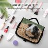Dwrepo Hanging Toiletry Bag for Women Men Portable Waterproof Makeup Bag Organizer Cute Guinea Pigs Travel Toiletry Bag view 4