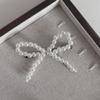 10pcs Pearl Bow Hair ClipsHair Barrettes Accessories Girls and WomenFaux Pearl Hair BarretteDecorative Bobby Pin BarretteBow Pearls HairpinNon-Slip Duckbill ClipNon-Slip Hairpin Pearls Barrette view 3