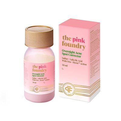 NinthAvenue Basics Pink's-Foundery's Acne Spot Corrector with Salicylic Acid for Active Acne | Reduce Pimple with overnight use | All Skin Types. Do Not Shake The Bottle