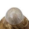 PUNRU HAIR Toupee Hair System for Mens Hairpiece 0.1mm Full Poly Skin Men's Toupee Human Hair Replacement System Durable Hairpieces for Men #20 Light Ash Blonde 8x10 120% Density view 3