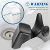 Healeved Shampoo Bowl Neck Rest Sink Hair Washing Neck Support Shampoo Bowl Neck Cushion Shampoo Bowl Head Rest Cushion for Salon Spa Washing Basin (23.00X15.00X11.00cm), Black view 2