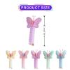 10 PCS Spiral Hair Ties Colorful Telephone Wire Hair Bands Butterfly Ponytail Holder Accessories for Woman And Girls view 2