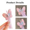 10 PCS Spiral Hair Ties Colorful Telephone Wire Hair Bands Butterfly Ponytail Holder Accessories for Woman And Girls view 4