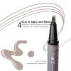 Light Gray Eyebrow Pencil for Older Women, Grey Eyebrow Pencil for Women with 4-Prong Precision Tip, Microblading Eyebrow Pen Create Natural, Hair-Like Strokes YES.EYE DO (Grey Mist-Light Gray) view 2