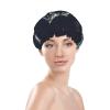 Reusable Shower Cap for Women Waterproof Bath Caps Double Layer Bath Hair Caps Astronaut space Shower Hat for Ladies Spa Salon, Large Size for All Hair Lengths view 3