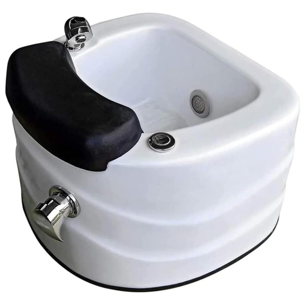 XRFCY Pedicure Foot Spa,Feet Soak Tub,Foot Massager Spa,Acrylic Pedicure Sink,Ronde Foot Soak Tub,Pedicure Kit Foot Spa,Foot Bath Spa with Massage Surfing,Foot Massager
