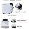 XRFCY Pedicure Foot Spa,Feet Soak Tub,Foot Massager Spa,Acrylic Pedicure Sink,Ronde Foot Soak Tub,Pedicure Kit Foot Spa,Foot Bath Spa with Massage Surfing,Foot Massager view 2