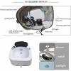 XRFCY Pedicure Foot Spa,Feet Soak Tub,Foot Massager Spa,Acrylic Pedicure Sink,Ronde Foot Soak Tub,Pedicure Kit Foot Spa,Foot Bath Spa with Massage Surfing,Foot Massager view 3