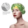 Reusable Shower Cap for Women Waterproof Bath Caps Double Layer Bath Hair Caps Cute Cartoon Sheep Shower Hat for Ladies Spa Salon, Large Size for All Hair Lengths view 4