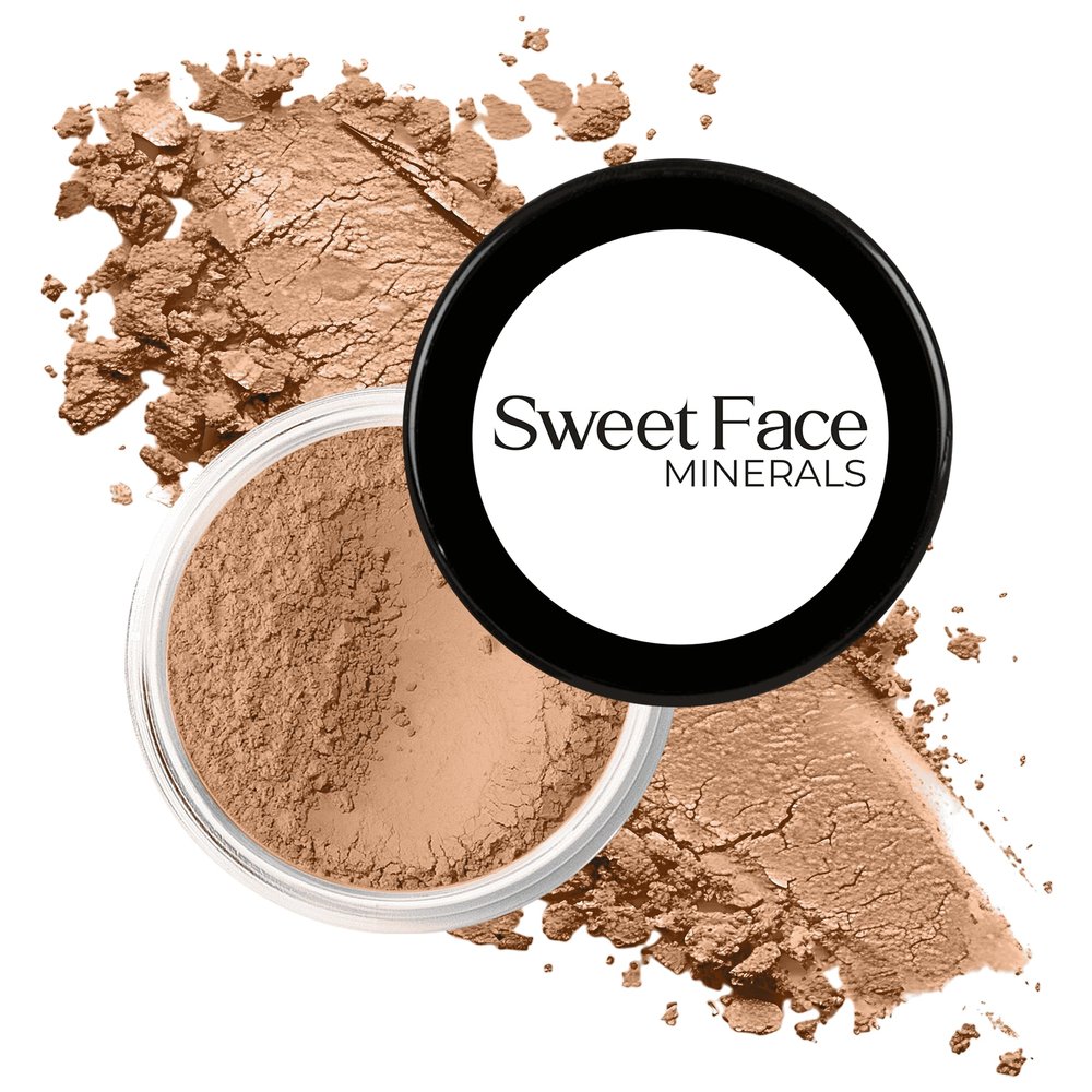 Dark Concealer (20g Sifter Jar) Mineral Makeup Matte Loose Corrector Powder Bare Face Cover Up Hide Blemishes Redness Under Eyes Dark Circles Scars Baked On Full Coverage SPF 20