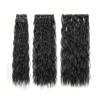 Hair Extensions 16 Clip in Hair Extensions, 6 PCS Natural and Soft Hair and Blends Well Hair Extensions, Long Mermaid Wavy Synthetic Hairpieces(22inch, 6pcs) Hair Pieces(6P68-6BH613) view 4