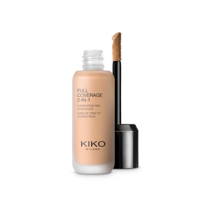 KIKO Milano Full Coverage 2-in-1 Foundation & Concealer, N65 | 2 in 1 Foundation And Concealer, Superior Coverage