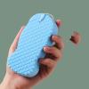 2-piece 3D baby sponge bath rubbing fish scale pattern three-dimensional bath foam bath does not hurt The skin, baby painless bath view 1