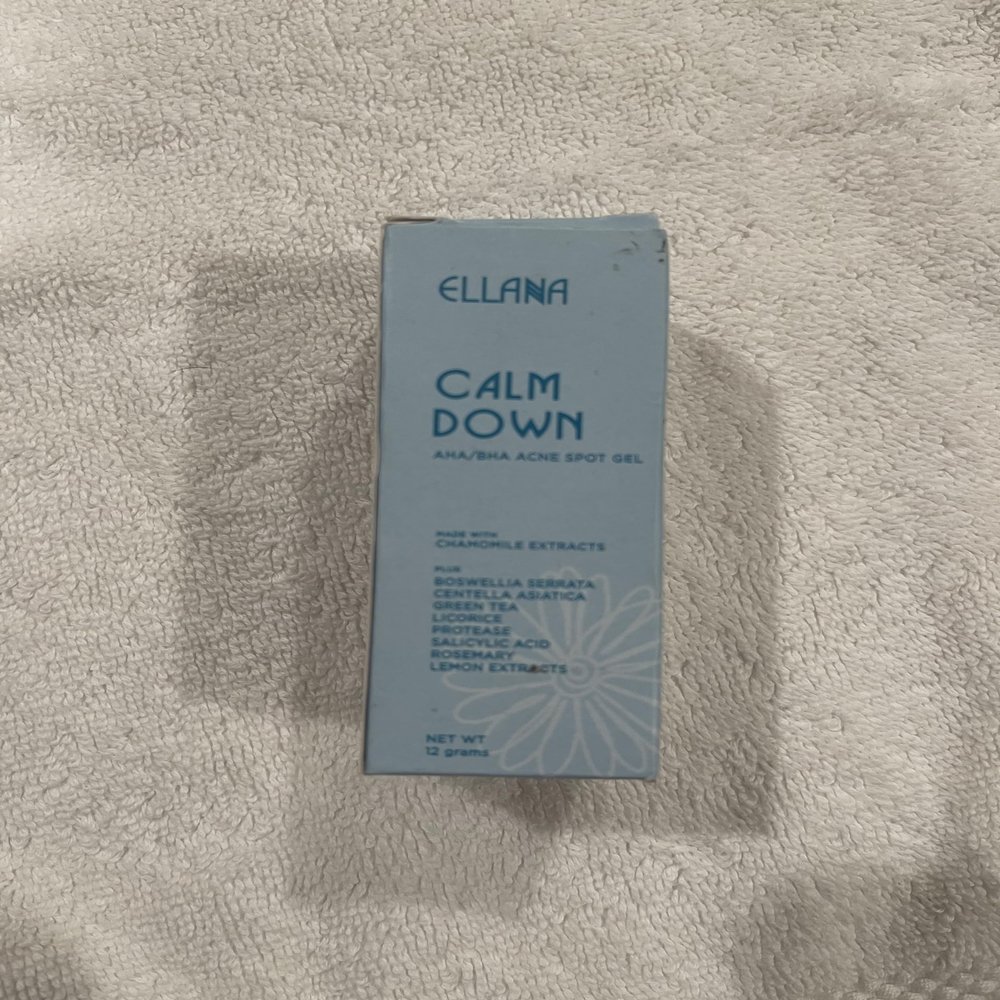 Generic Calm Down AHA/BHA Acne Spot Gel, 18g, Blue