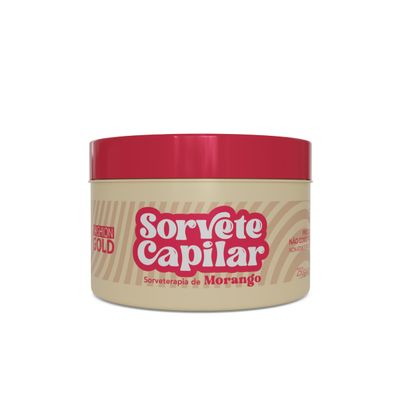 Fashion Gold Hair Sorbet - Strawberry Ice Cream Therapy 250g / 8,8fl.oz COLD SHOCK THERAPY
