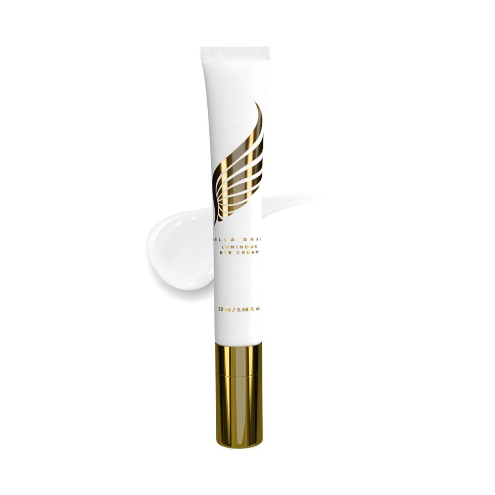 Bella Grace Eye Cream with Hyaluronic Acid & Squalane for Under Eye Bags, Dark Circles & Puffiness, Nourishing & Hydrating, Supports Anti Aging, Fine Lines & Wrinkles, Elasticity & Firmness, 0.5 fl oz