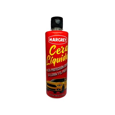 Margrey Liquid Wax 500ml - Superior Rain & Dust Protection - Gloss and Durable Finish - Ideal for All Vehicle Types - Pack of 4