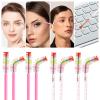 300PCS Disposable Mascara Wands Spoolie Brush Crystal Eyebrow Rainbow Brushes Eyelash Extension Applicator Makeup Kits(Pink) view 3