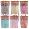 300PCS Disposable Mascara Wands Spoolie Brush Crystal Eyebrow Rainbow Brushes Eyelash Extension Applicator Makeup Kits.myaokue-up(Mix 6 Color) view 1