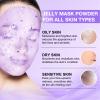 Angeland Jelly Mask for Facials Professional, Hydrating & Moisturizing Peel-Off Natural Gel Face Mask SkinCare, Professional Spa Use Jelly Face Masks, Deep Hydration & Glow 23 Fl Oz (Lavender) view 2