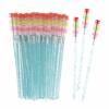 50Pcs Disposable Mascara Wands Spoolie Brush Crystal Eyebrow Brushes Mascara Brush Eyelash Extension Applicator Makeup Kits(Blue) view 1