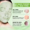 Angeland Jelly Mask for Facials Professional, Hydrating & Moisturizing Peel-Off Natural Gel Face Mask SkinCare, Professional Spa Use Jelly Face Masks, Deep Hydration & Glow 23 Fl Oz (Tea Tree) view 2