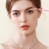 50Pcs Disposable Mascara Wands Spoolie Brush Crystal Eyebrow Brushes Mascara Brush Eyelash Extension Applicator Makeup Kits(Pink) view 4