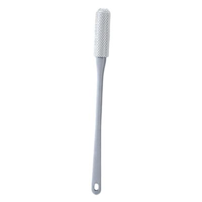 Long Handle Toe Brush, Foot Cleaning Brush for Shower, Foot Scrubber Toe Cleaning Brush Lotion Applicator Toe Cleaning Brush for Feet for Seniors Elderly Disabled Men Women (Dark Gray, One Size)
