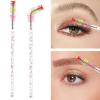 100Pcs Disposable Mascara Wands Spoolie Brush Crystal Eyebrow Brushes Mascara Brush Eyelash Extension Applicator Makeup Kits(Black) view 2